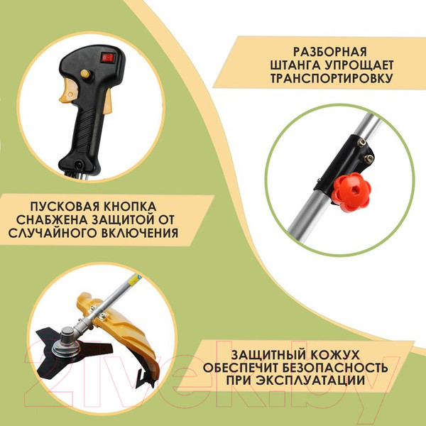 Изображение товара Триммер бензиновый Tundra Easy-start 5513386
