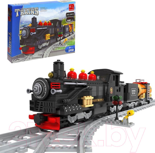 Изображение товара Конструктор Keyixing Классический паровоз / 1552120