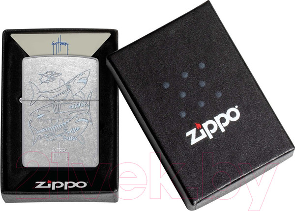 Изображение товара Зажигалка Zippo Guy Harvey / 48595 (серебристый)