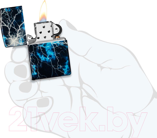 Изображение товара Зажигалка Zippo Lightning / 48610 (черный)