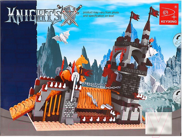 Изображение товара Конструктор Keyixing Сила рыцаря: Осада крепости / 133983