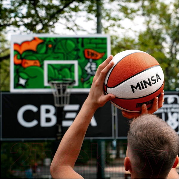 Изображение товара Баскетбольный мяч Minsa Hardwood Classic / 9292133 (размер 7)