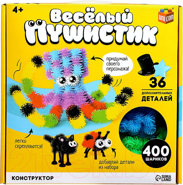 Изображение товара Развивающий игровой набор Unicon Веселые пушистики / 9448987