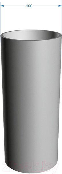 Изображение товара Труба водосточная Docke Lux PVST-1086 (графит)