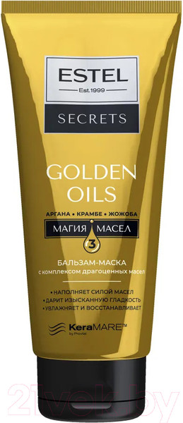 Изображение товара Бальзам для волос Estel Secrets Golden Oils с комплексом драгоценных масел (200мл)