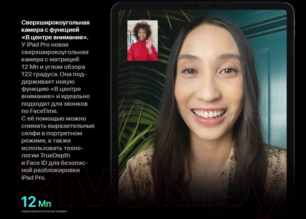 Изображение товара Планшет Apple iPad Pro 11 128GB Wi-Fi A2759 / MNXD3 (серый космос)