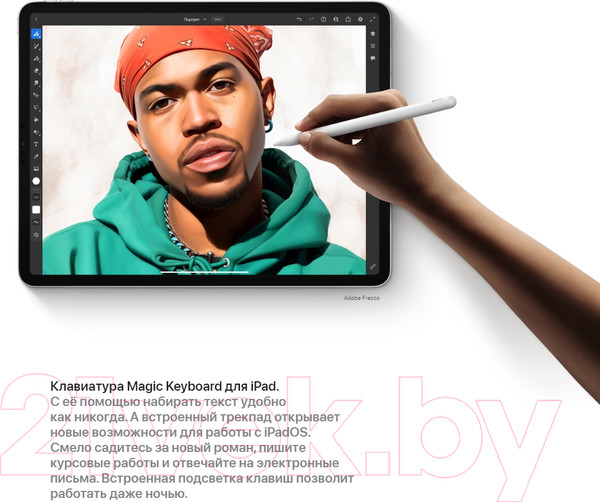 Изображение товара Планшет Apple iPad Pro 11 128GB Wi-Fi A2759 / MNXD3 (серый космос)