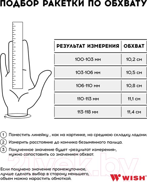 Изображение товара Теннисная ракетка WISH 23 AlumTec JR 2506 (синий)