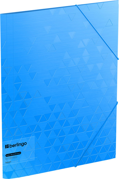 Изображение товара Папка для бумаг Berlingo Neon / FB4_A4393 (голубой неон)