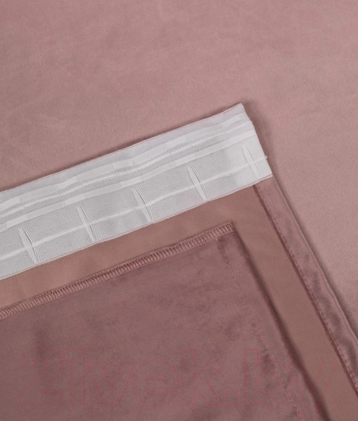 Изображение товара Штора LEGRAND Бархат 180x275 / 58116982 (пыльно-розовый)