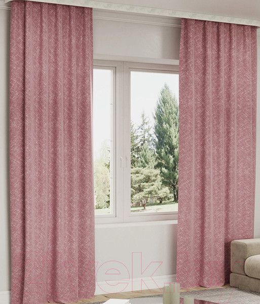 Изображение товара Штора LEGRAND Блисс 150x260 / 58118948 (брусника)