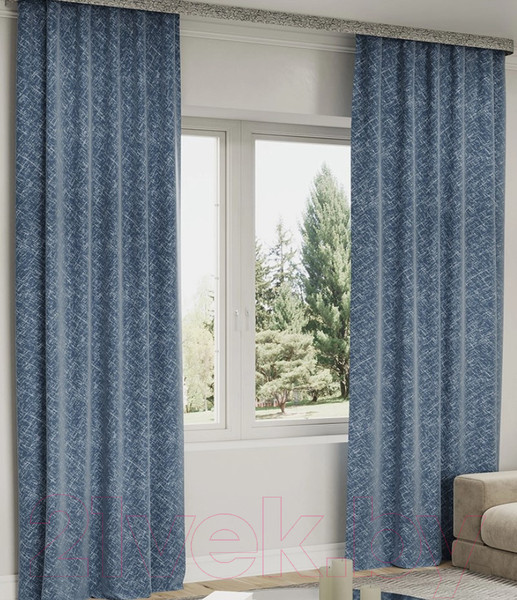 Изображение товара Штора LEGRAND Блисс 150x260 / 58118956 (синий)