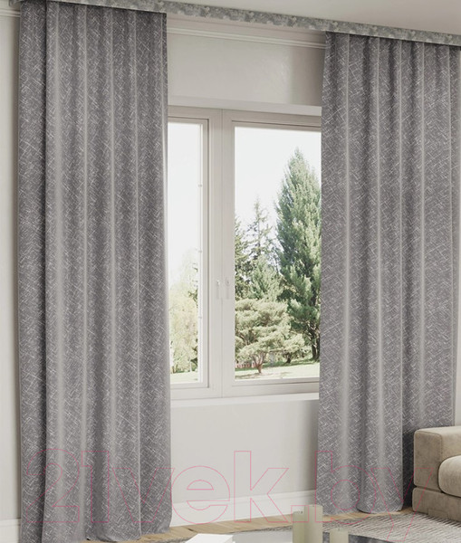 Изображение товара Штора LEGRAND Блисс 200x260 / 58118954 (серый)