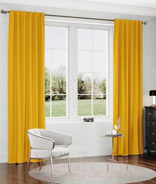 Изображение товара Штора LEGRAND Канвас 150x260 / 58117014 (желтый)