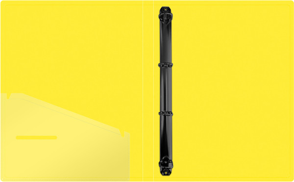 Изображение товара Папка для бумаг Berlingo Neon / RB4_4D390 (желтый неон)