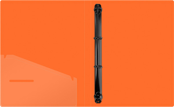 Изображение товара Папка для бумаг Berlingo Neon / RB4_4D394 (оранжевый неон)