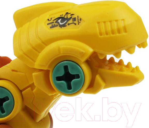 Изображение товара Игрушка-конструктор Город мастеров С отверткой динозавр с пушкой / 42003-KY