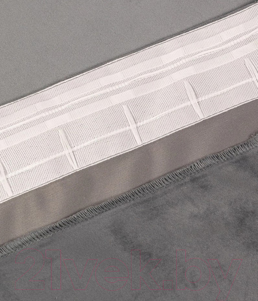 Изображение товара Штора LEGRAND Велюр 150x260 / 58118328 (серо-голубой)