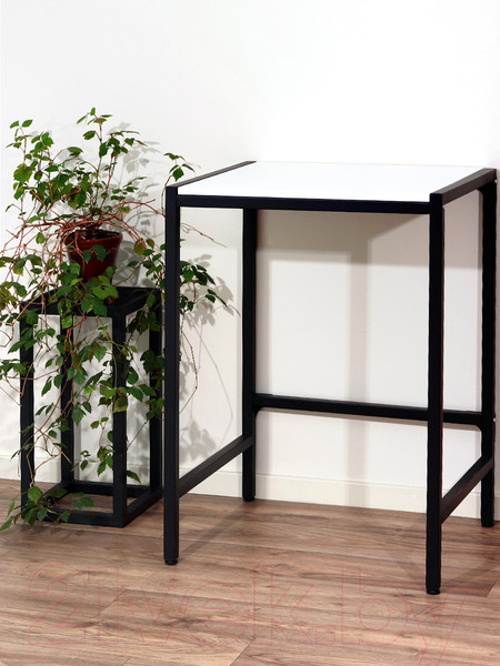 Изображение товара Стеллаж Millwood Венеция 3 70x60x96 (белый/металл черный)