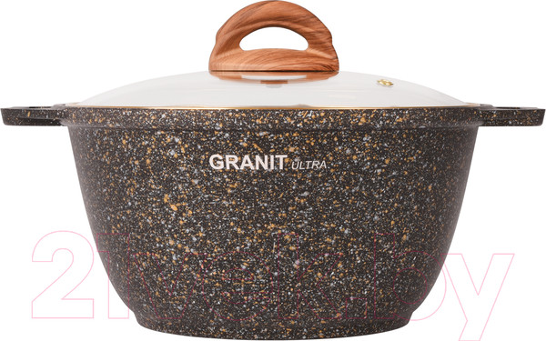 Изображение товара Кастрюля Kukmara Granit Ultra Black-Gold кгбг42а