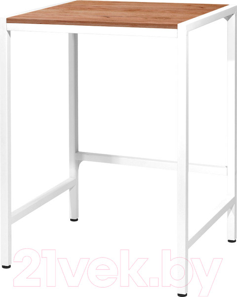 Изображение товара Стеллаж Millwood Венеция 3 70x60x96 (дуб табачный Craft/металл белый)