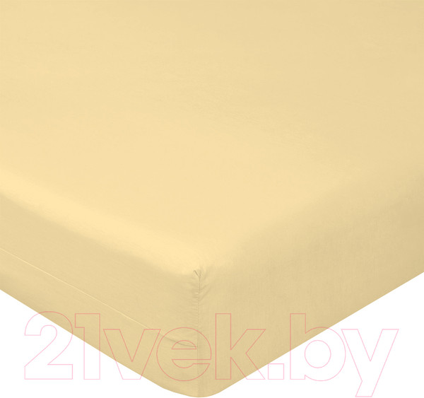 Изображение товара Простыня Luxsonia Поплин на резинке 80x200 / Мр0040-14 (персик)