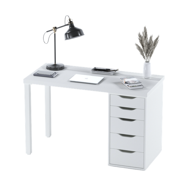Изображение товара Письменный стол Mio Tesoro Ингар 1/5T (белый)
