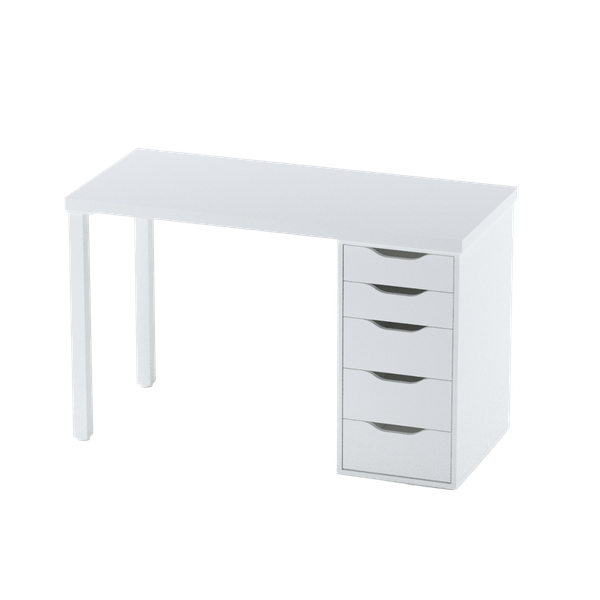 Изображение товара Письменный стол Mio Tesoro Ингар 1/5T (белый)