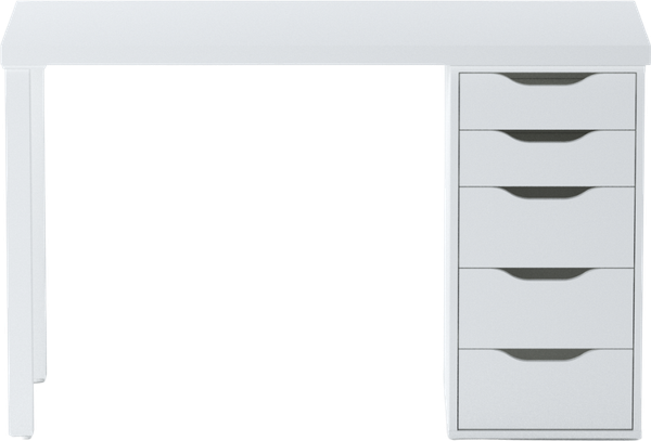 Изображение товара Письменный стол Mio Tesoro Ингар 1/5T (белый)