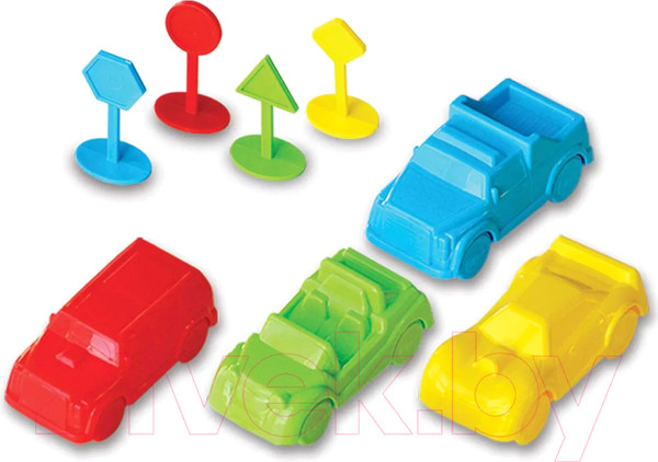 Изображение товара Набор для лепки Art Sand Автогонки / 03609 (500г)