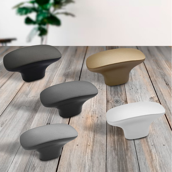 Изображение товара Ручка для мебели Trodos 2063K сплав ЦАМ (белый матовый)