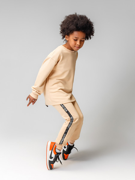 Изображение товара Штаны детские Amarobaby Generation / AB-OD23-G6/03-122 (бежевый, р.122)
