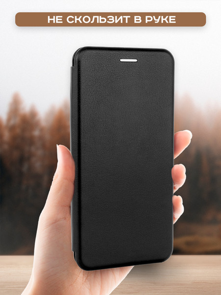 Изображение товара Чехол-книжка Case Magnetic Flip для Redmi 10A (черный)