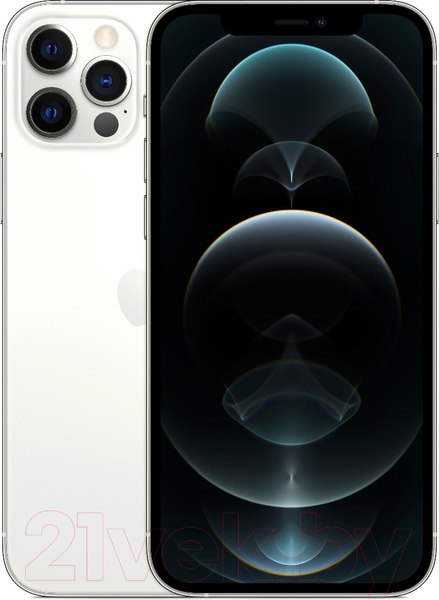 Изображение товара Смартфон восстановленный Apple iPhone 12 Pro 128GB Flip Грейд A (серебристый)
