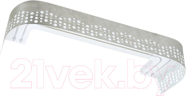 Изображение товара Карниз для штор LEGRAND Паон 3.0 с фигурным багетом 2р / 58077208 (иней)