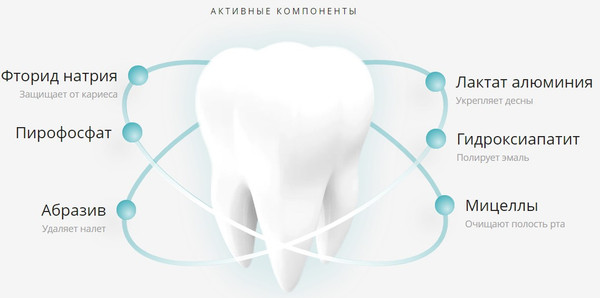 Изображение товара Зубная паста Lacalut Perfect White (75мл)