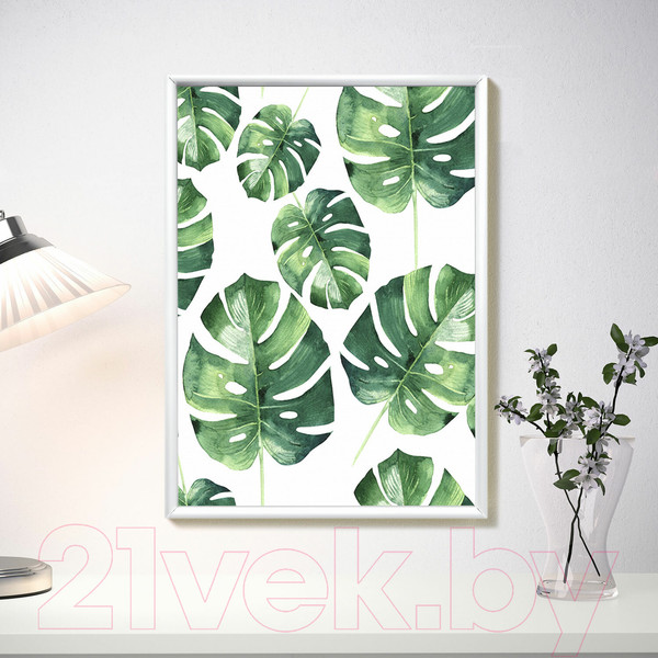 Изображение товара Рамка Brauberg Slim / 391314 (белый)