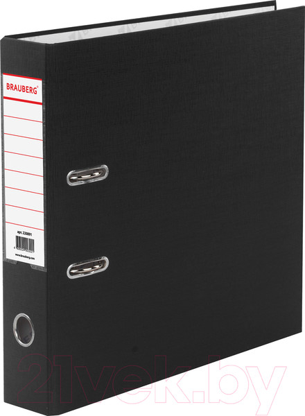 Изображение товара Папка-регистратор Brauberg 220891 (черный)