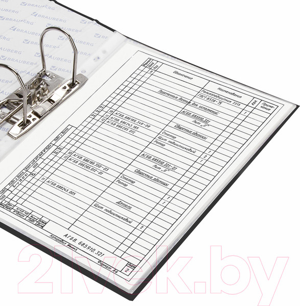 Изображение товара Папка-регистратор Brauberg 220891 (черный)