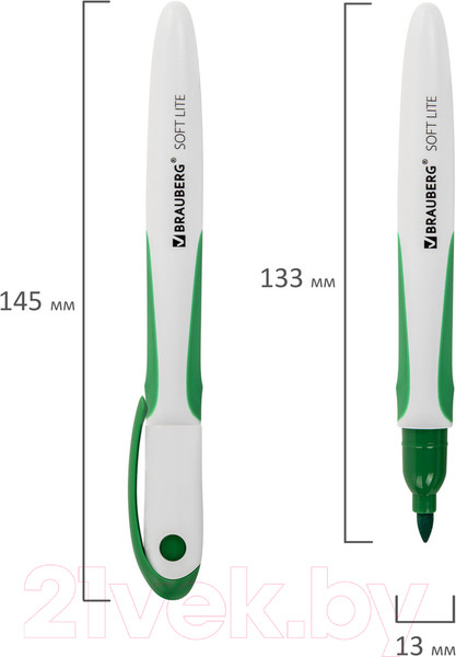 Изображение товара Набор маркеров Brauberg Soft Lite / 152107 (4цв)