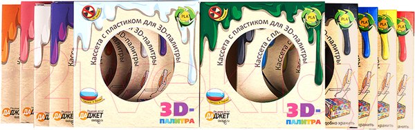 Изображение товара Набор для 3D-печати Даджет KIT 3D палитра RU0076PLA