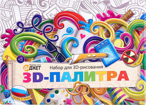 Изображение товара Набор для 3D-печати Даджет KIT 3D палитра RU0076PLA