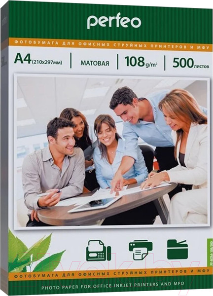 Изображение товара Фотобумага Perfeo M01 / PF-MTA4-108/500 (500л, матовая)