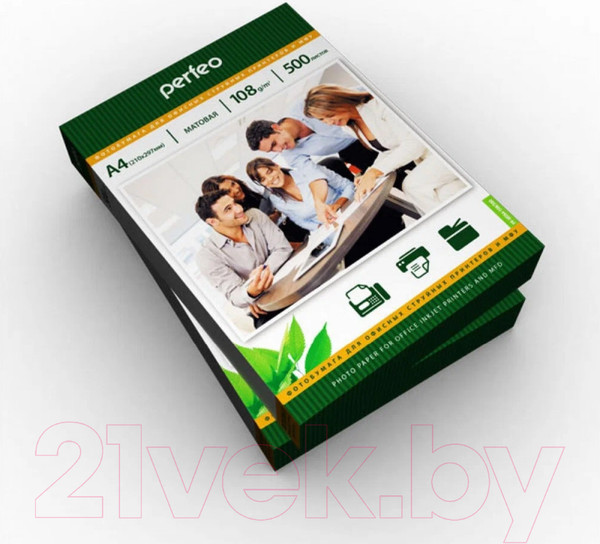 Изображение товара Фотобумага Perfeo M01 / PF-MTA4-108/500 (500л, матовая)