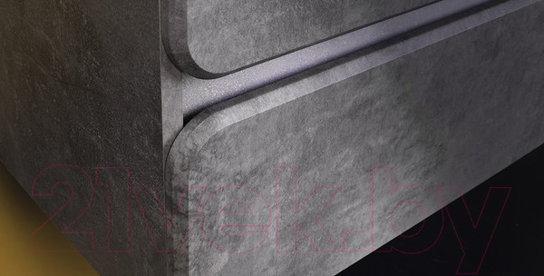 Изображение товара Тумба под умывальник Belux Париж НП90-02 (31, бетон чикаго/светло-серый)