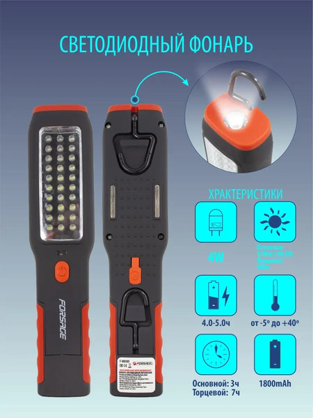 Изображение товара Фонарь Forsage F-08505(8950)