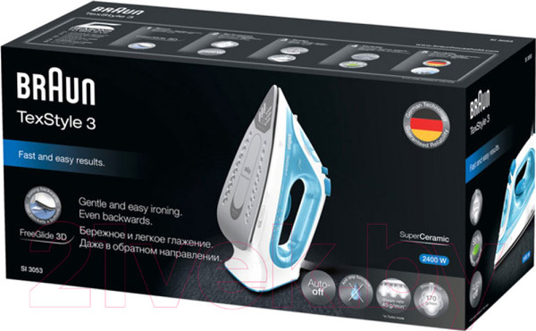 Изображение товара Утюг Braun Texstyle 3 SI3053BL