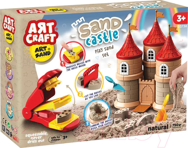 Изображение товара Набор для лепки Art Sand Волшебная сказка / 03738 (750г)