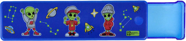 Изображение товара Пенал Феникс+ Хип-хоп пришельцы / 61976 (синий)