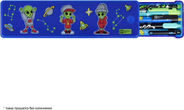 Изображение товара Пенал Феникс+ Хип-хоп пришельцы / 61976 (синий)